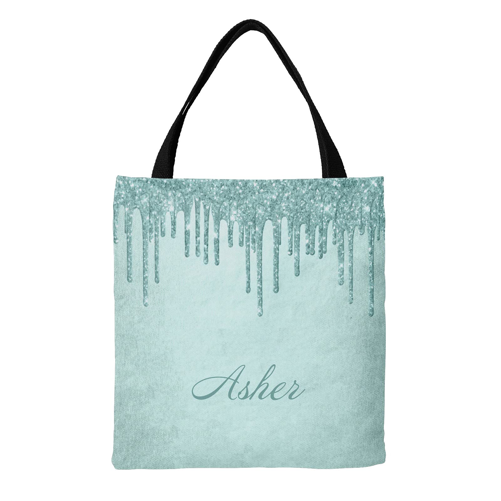 Luxury Personalized Canvas Tote Bags - Eco-Friendly Reusable Shopping Bags for Women, Travel, School & Work | Custom Handmade Gift for Mom, Friends & Coworkers | Perfect for Grocery, Beach Trips & Daily Commute