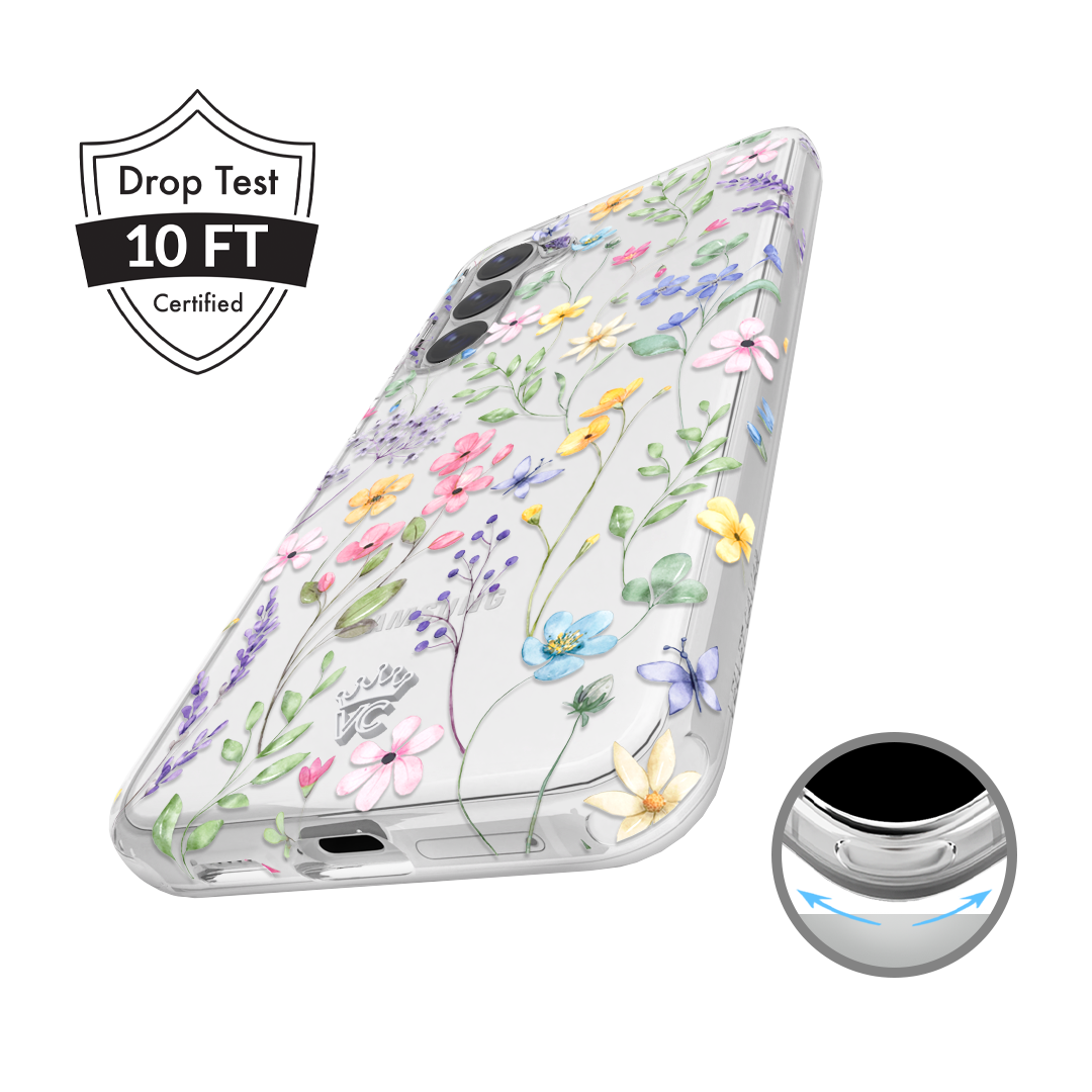 Enchanted Floral Samsung Phone Case - Elegant Flower Design Protective Cover for Samsung Galaxy S21/S20/Note 20 - Perfect for Daily Use, Travel & Gift Giving