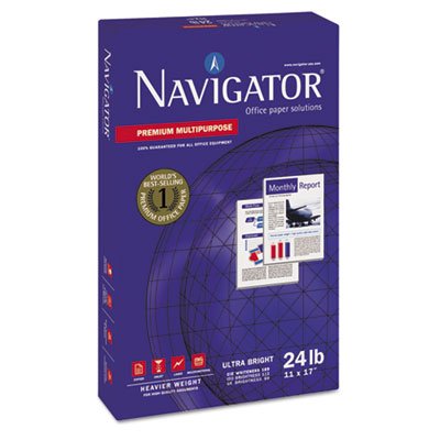 Premium Multipurpose Copy Paper - 24lb, 11x17 Inches, 99 Brightness, White (2500 Sheets/Carton) - Ideal for Office Printing, School Projects & Professional Documents