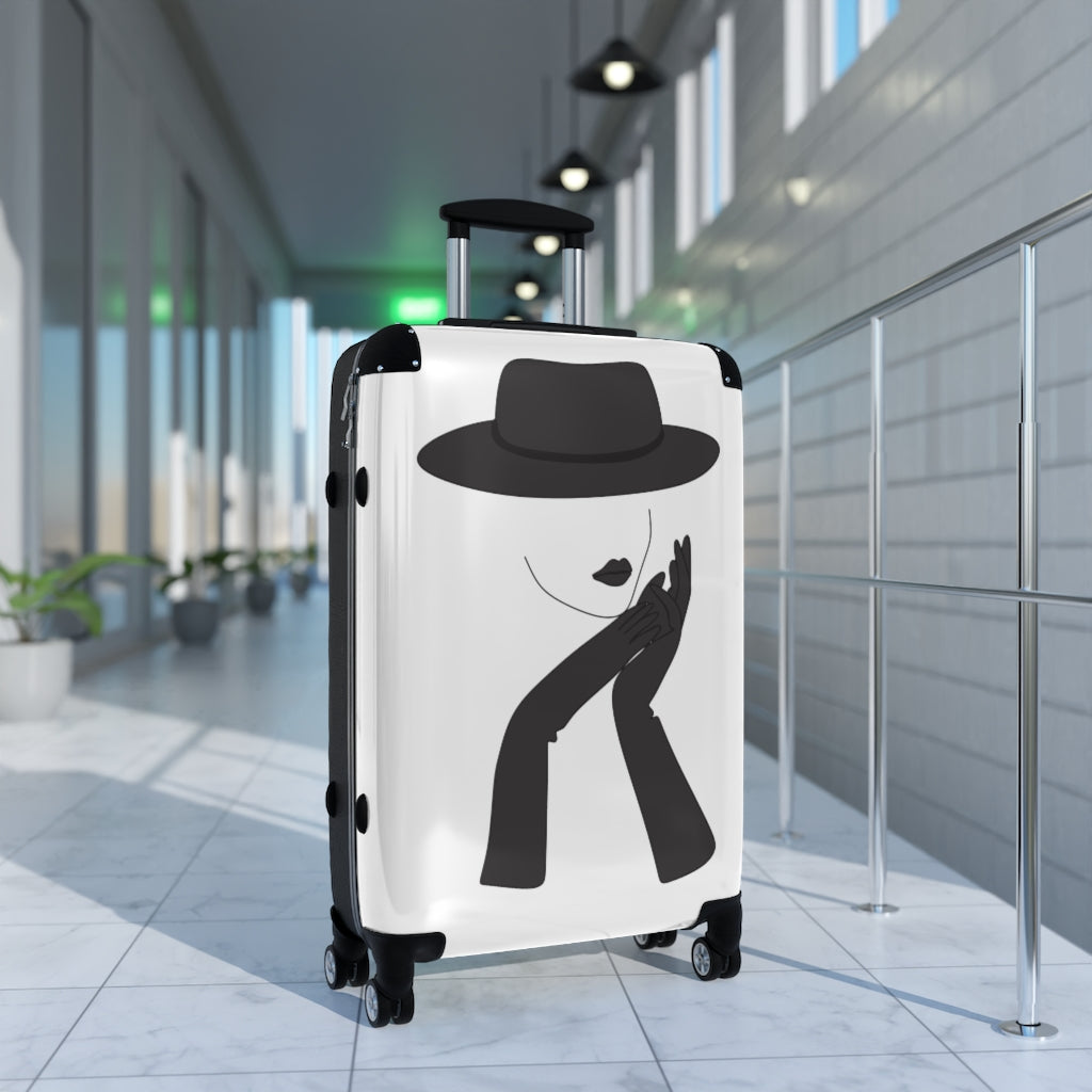 Stylish Women's Carry-On Cabin Suitcase - Lightweight Travel Luggage for Business Trips & Weekend Getaways