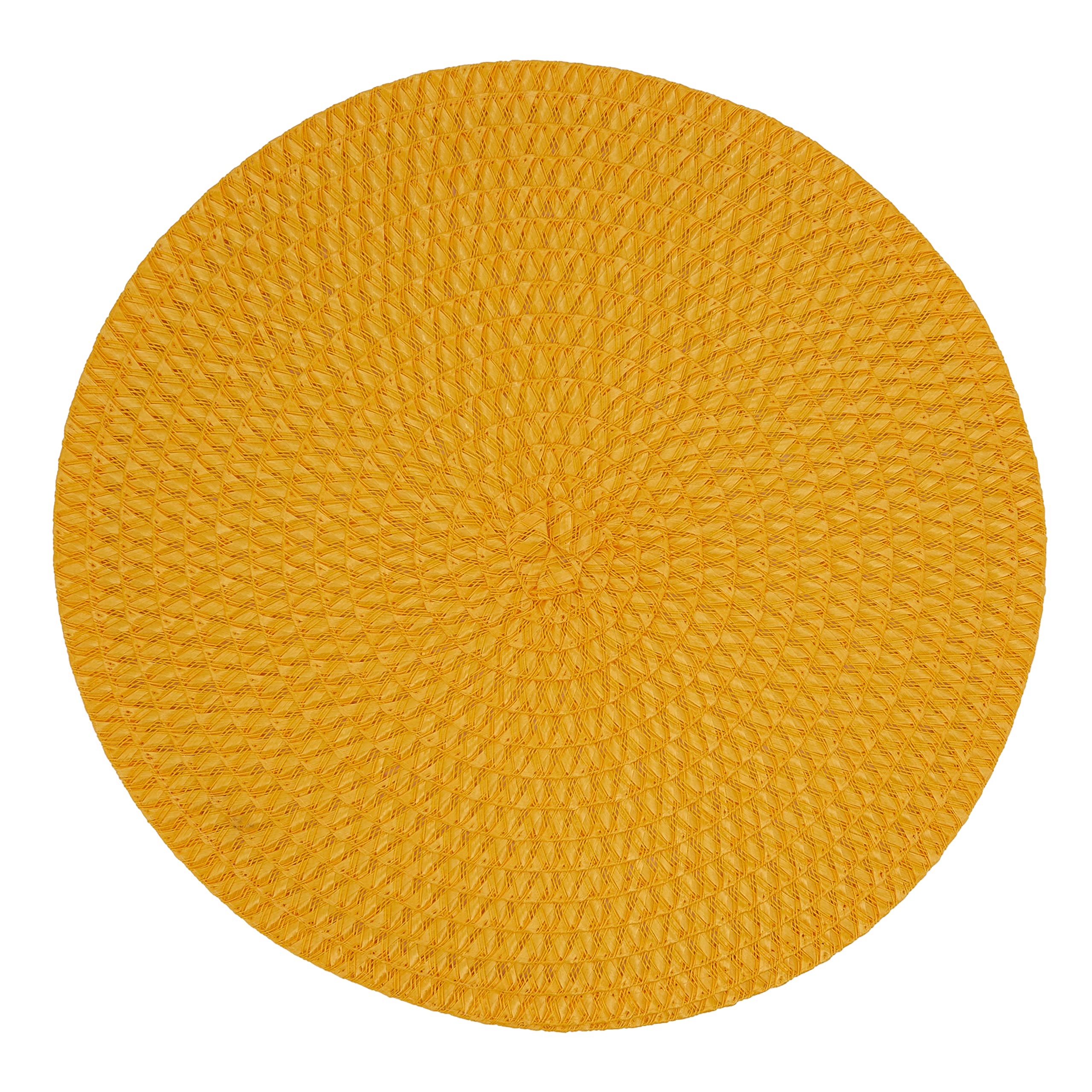 Round Non-Slip Placemats Set of 4 - Waterproof Vinyl Table Mats for Dining, Kitchen, and Party Decor - Perfect for Everyday Use, Holiday Meals, and Outdoor Gatherings