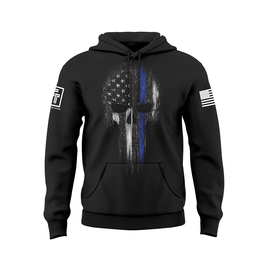 USA Flag Skull Patriotic T-Shirt for Men - American Pride Graphic Tee for Casual Wear, Independence Day & Patriotic Events