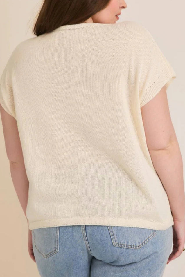 Limone Knit Top for Women - Soft & Comfortable Stretch Knit Shirt | Casual & Layering Essential for Everyday Wear | Perfect for Work, Outings & Relaxing at Home