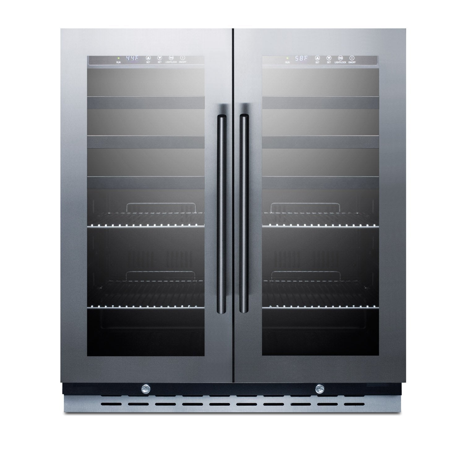 SUMMIT 30-Inch Undercounter Built-In Wine Cooler & Beverage Refrigerator (SWBV3067B) - Perfect for Kitchen, Bar, or Entertainment Room Wine Storage