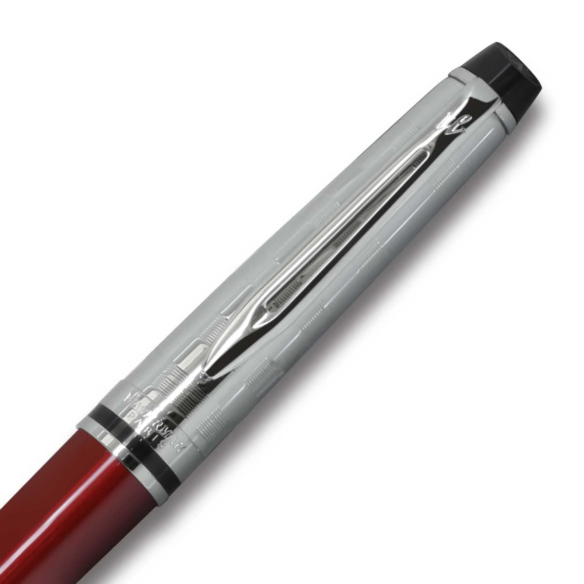 Waterman Expert Deluxe Dark Red CT Fine Point Ballpoint Pen - Oil-Based Ink, Premium Gift Box - Perfect for Business, Office, and Executive Gifting