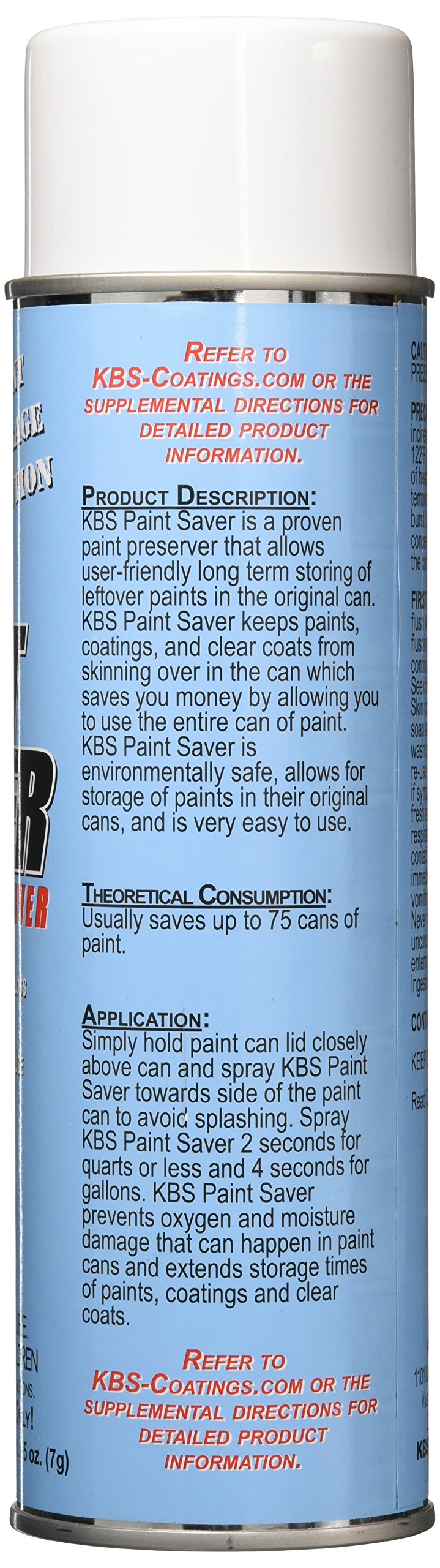KBS Paint Saver Aerosol Spray - Extends Paint Life, Preserves Up to 75 Cans - Perfect for Home Improvement & DIY Projects
