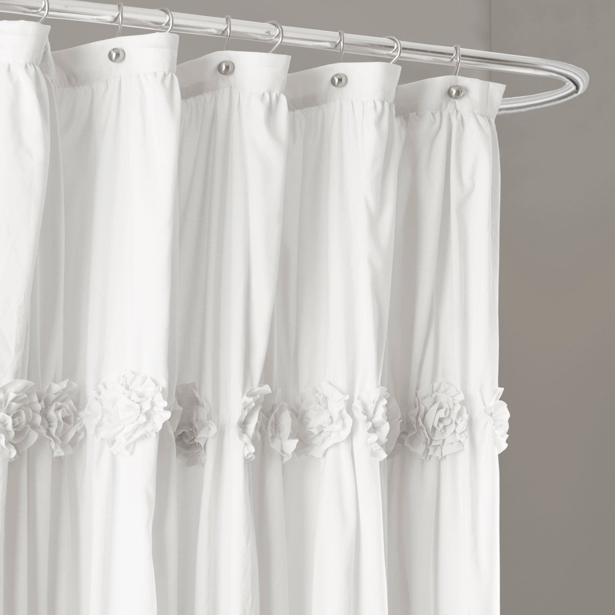 Darla Shower Curtain - Waterproof Bathroom Decor with Hooks, 72x72 Inches - Perfect for Bathroom, Spa, and Hotel Use