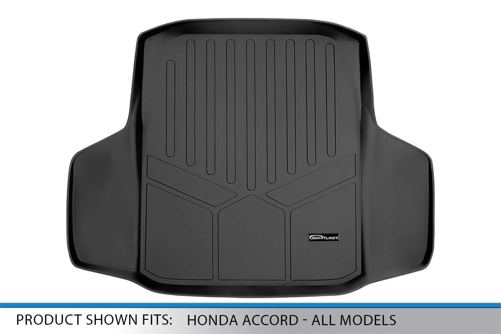 MAXLINER All-Weather Custom Fit Cargo Trunk Liner & Floor Mat for 2018-2022 Honda Accord - Durable Black Protection for Sedans | Perfect for Road Trips, Grocery Hauling & Pet Transport
