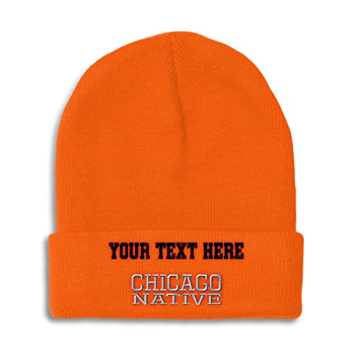Orange Personalized Text Here