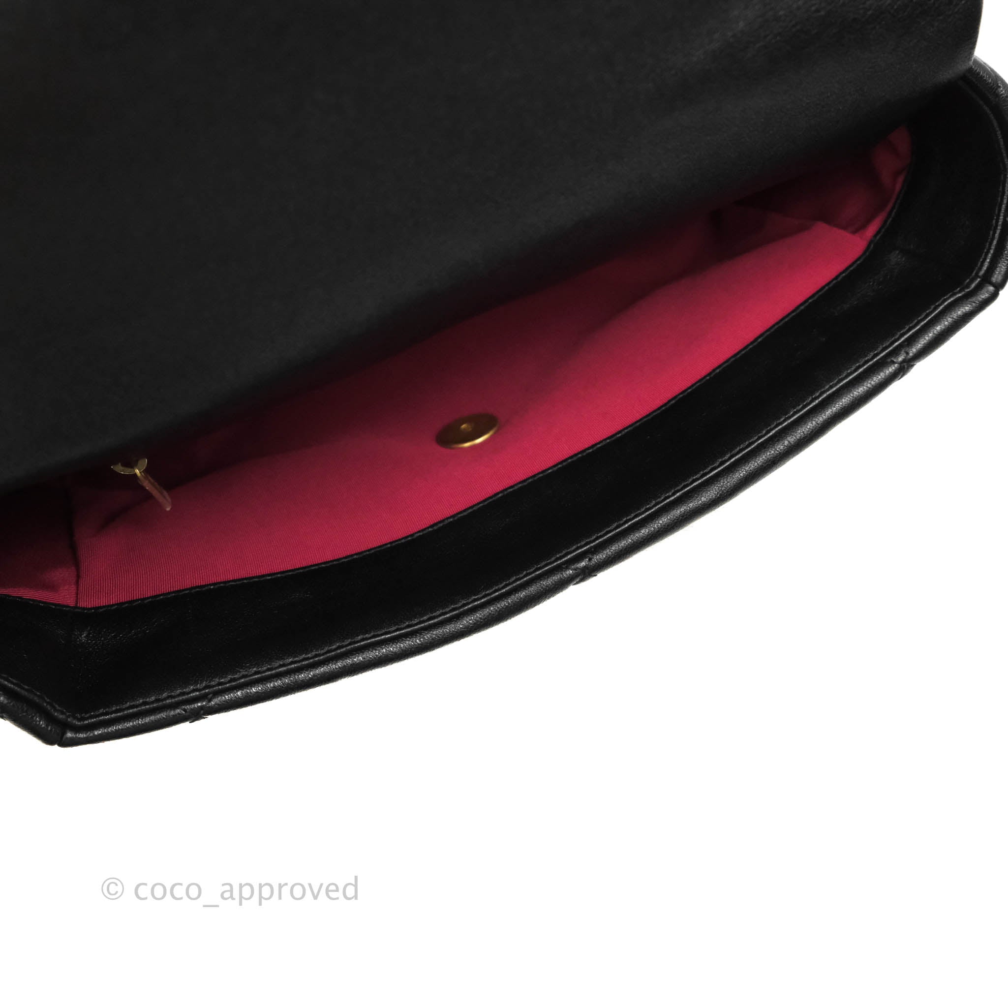 Chanel 19 Medium Flap Bag in Black Goatskin Leather with Mixed Hardware - Perfect for Everyday Luxury & Special Occasions
