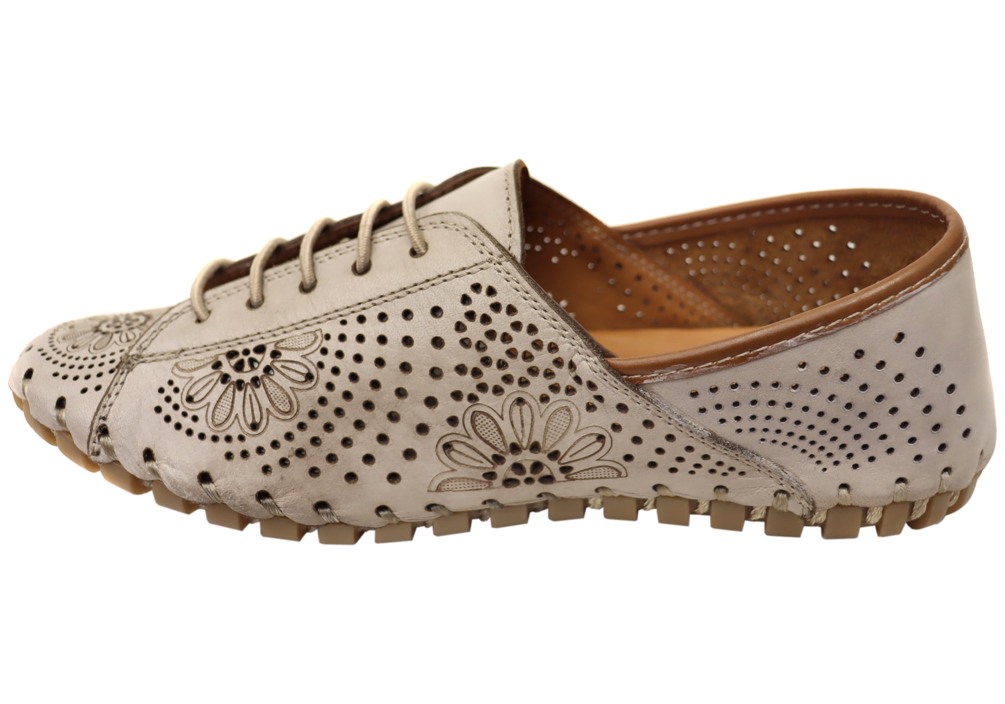 Orizonte Charmaine Women's Comfortable Leather Shoes - European Style for Walking, Work & Casual Wear