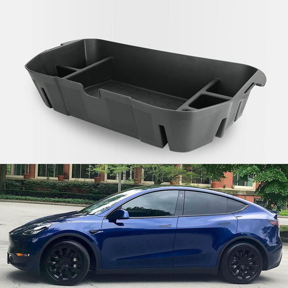 ROCCS Model Y Front Trunk Organizer - Waterproof Frunk Storage Mat & Organizer Box for Tesla Model Y - Perfect for Road Trips, Groceries & Outdoor Gear Storage