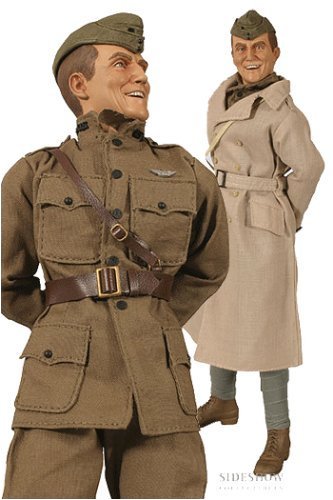 Lt. Eddie Rickenbacker WWI Pilot Action Figure - 12 Inch Collectible Military Toy for Display & Aviation Enthusiasts - Perfect for History Buffs, Model Collections & Classroom Education