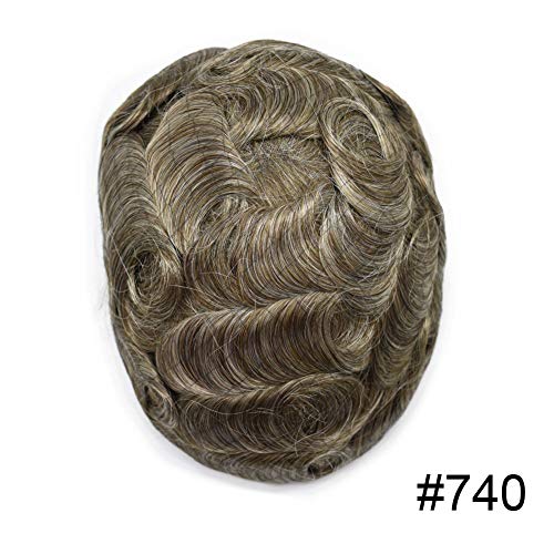 740# 7# Very Light Brown +40% Synthetic Grey-110% Density