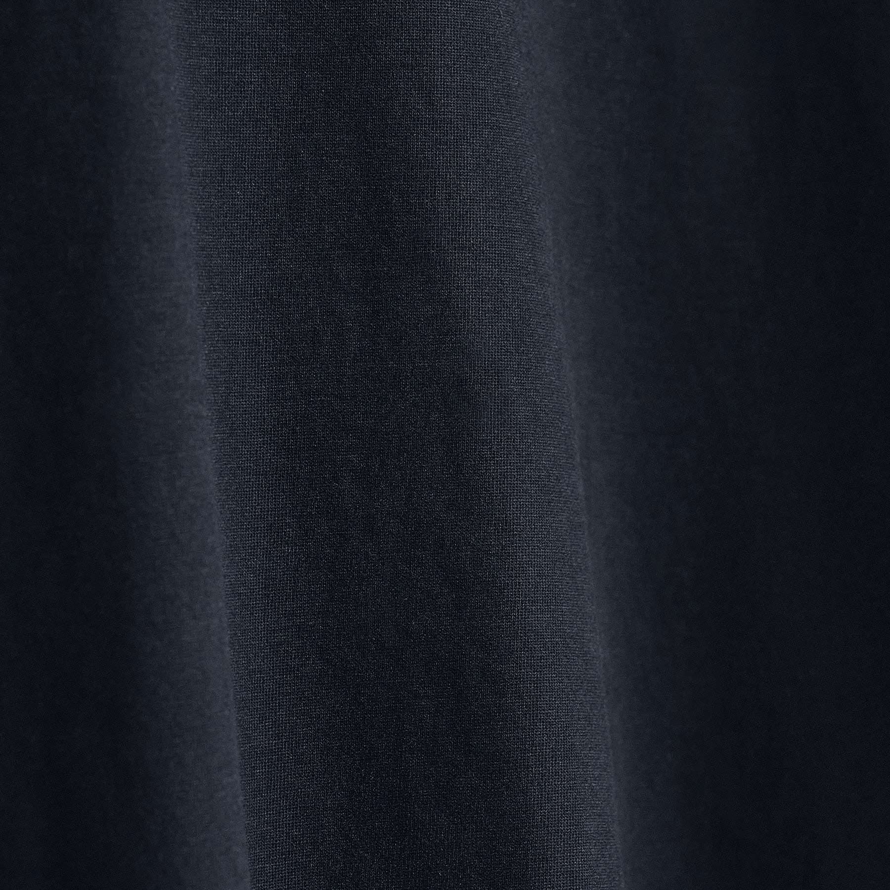 Premium Heavyweight Luxe Jersey Long Sleeve Polo Shirt for Men - French Navy - Comfortable Business Casual & Golf Wear