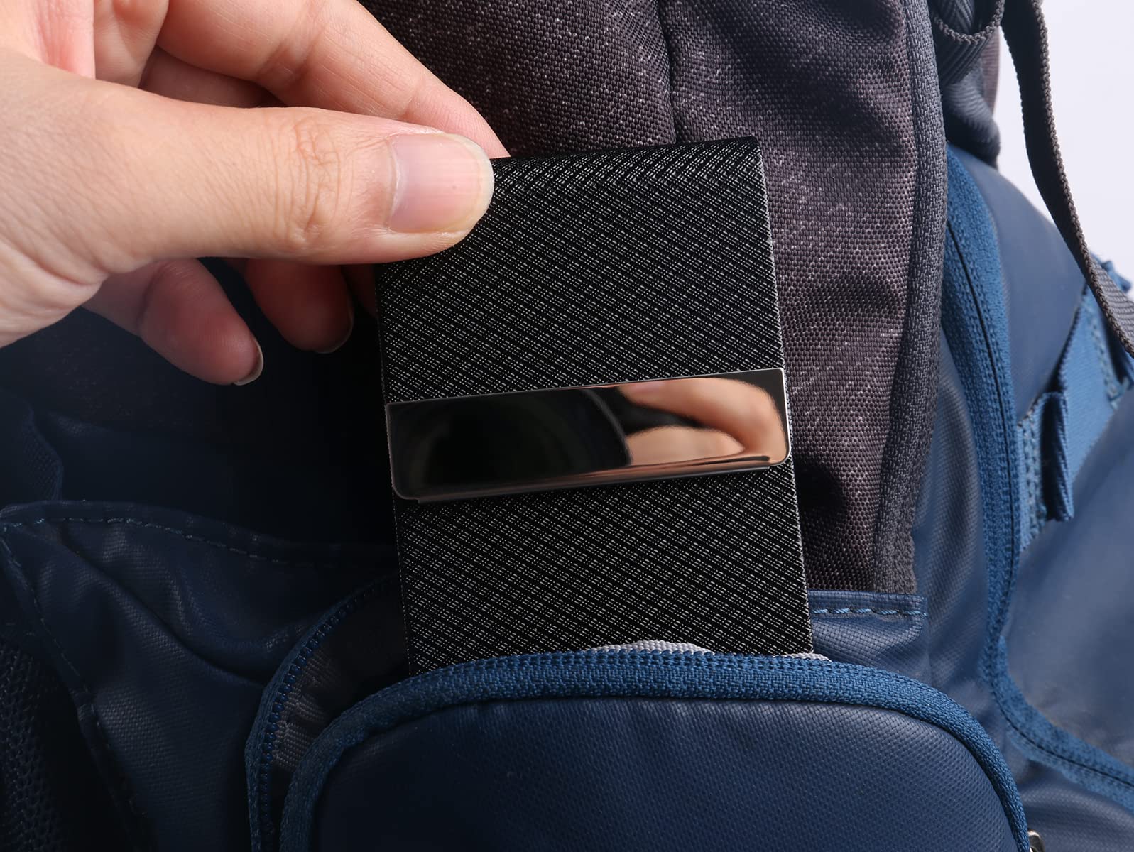 Premium Leather Business Card Holder for Women & Men - Slim RFID Blocking Credit Card Case with Magnetic Closure | Professional Name Card Wallet for Networking, Meetings & Business Events