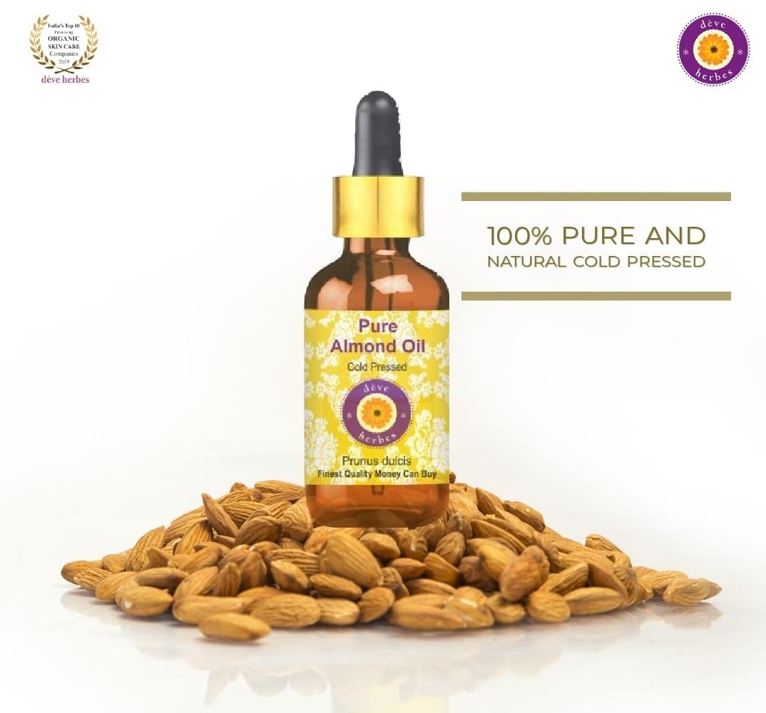 Pure Cold Pressed Almond Oil (Prunus dulcis) - 42 oz (1250ml) for Skin, Hair & Massage - 100% Natural Unrefined Sweet Almond Oil - Perfect for Aromatherapy, DIY Beauty & Cooking