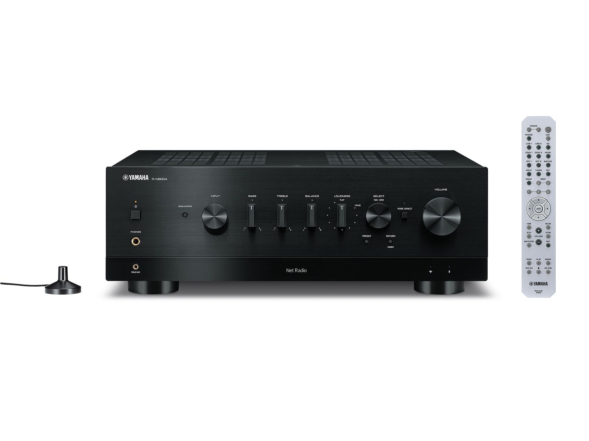 Yamaha R-N800A Stereo Integrated Amplifier - High-Fidelity Audio for Home Theater & Music Listening