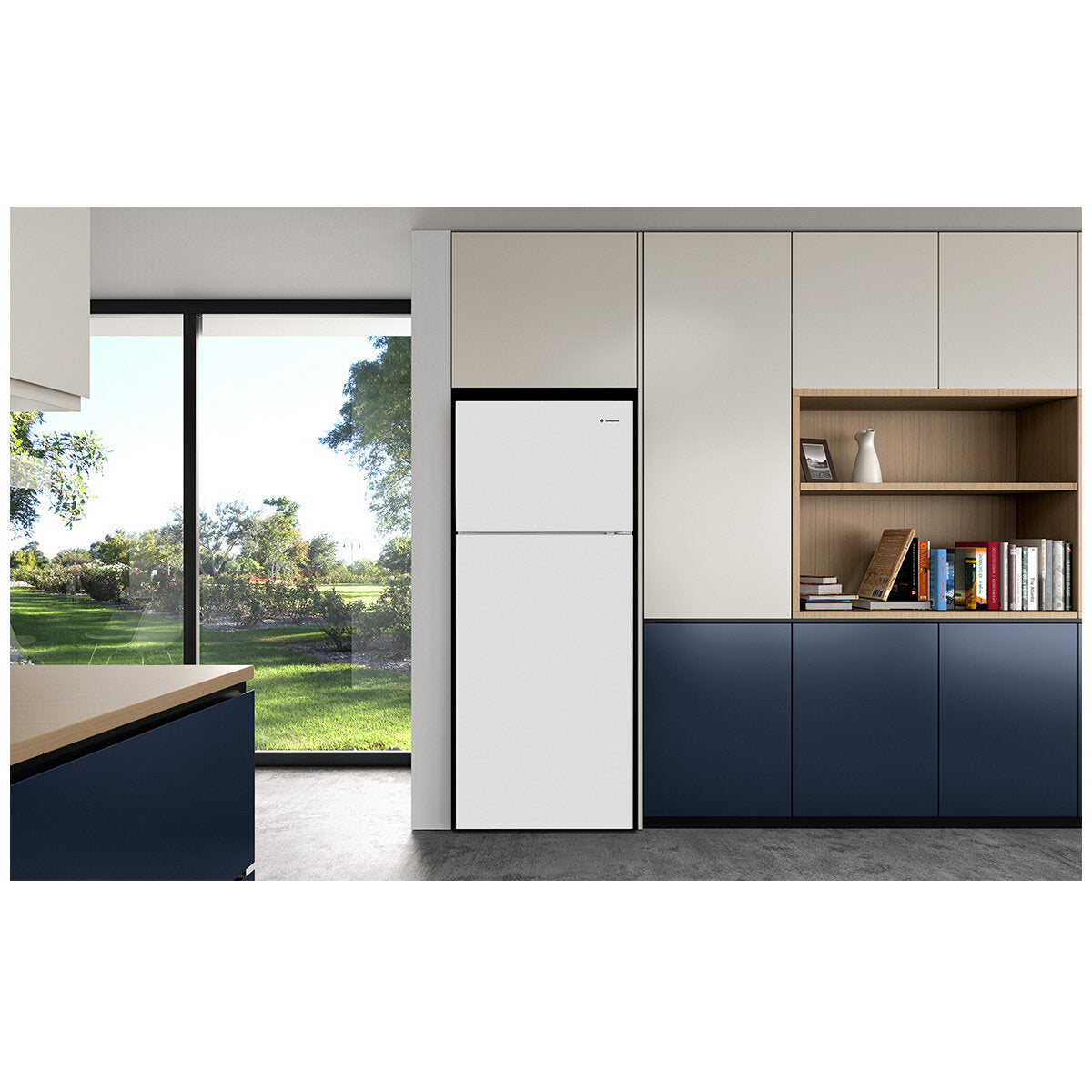 Westinghouse 431L Top Mount Refrigerator - White Right Hinge WTM4302WD R | Energy Efficient Kitchen Appliance for Home & Apartment | Perfect for Small Families & Couples