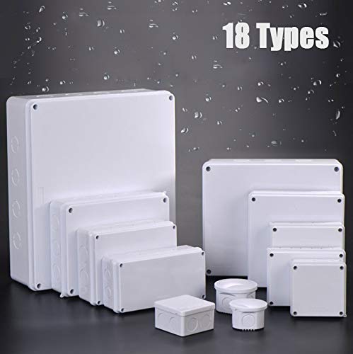 Waterproof IP55 Outdoor Electrical Junction Box 50x50mm for Electronics & Factory Use