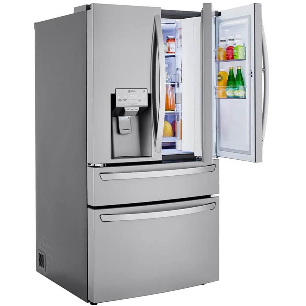 23 cu. ft. Smart WiFi Enabled Counter-Depth Refrigerator with Craft Ice Maker - Perfect for Modern Kitchens, Entertaining & Smart Home Integration