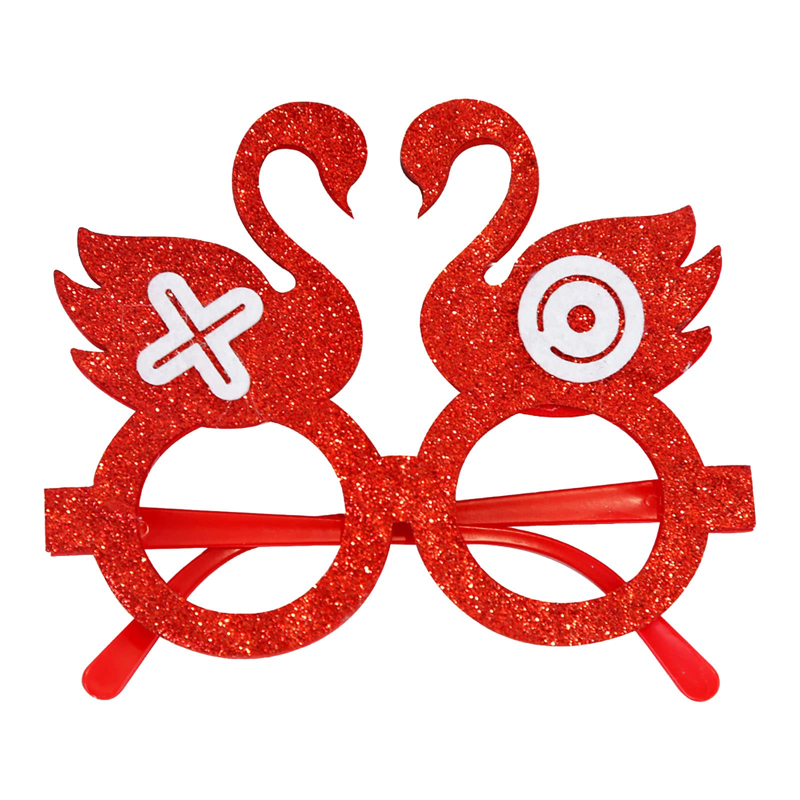 KUBSHYVC Valentine's Day Decorative Glasses - Fun Party Props for Makeup & Events - LOVE LOVE Glasses for Weddings, Birthday Parties & Photo Booths