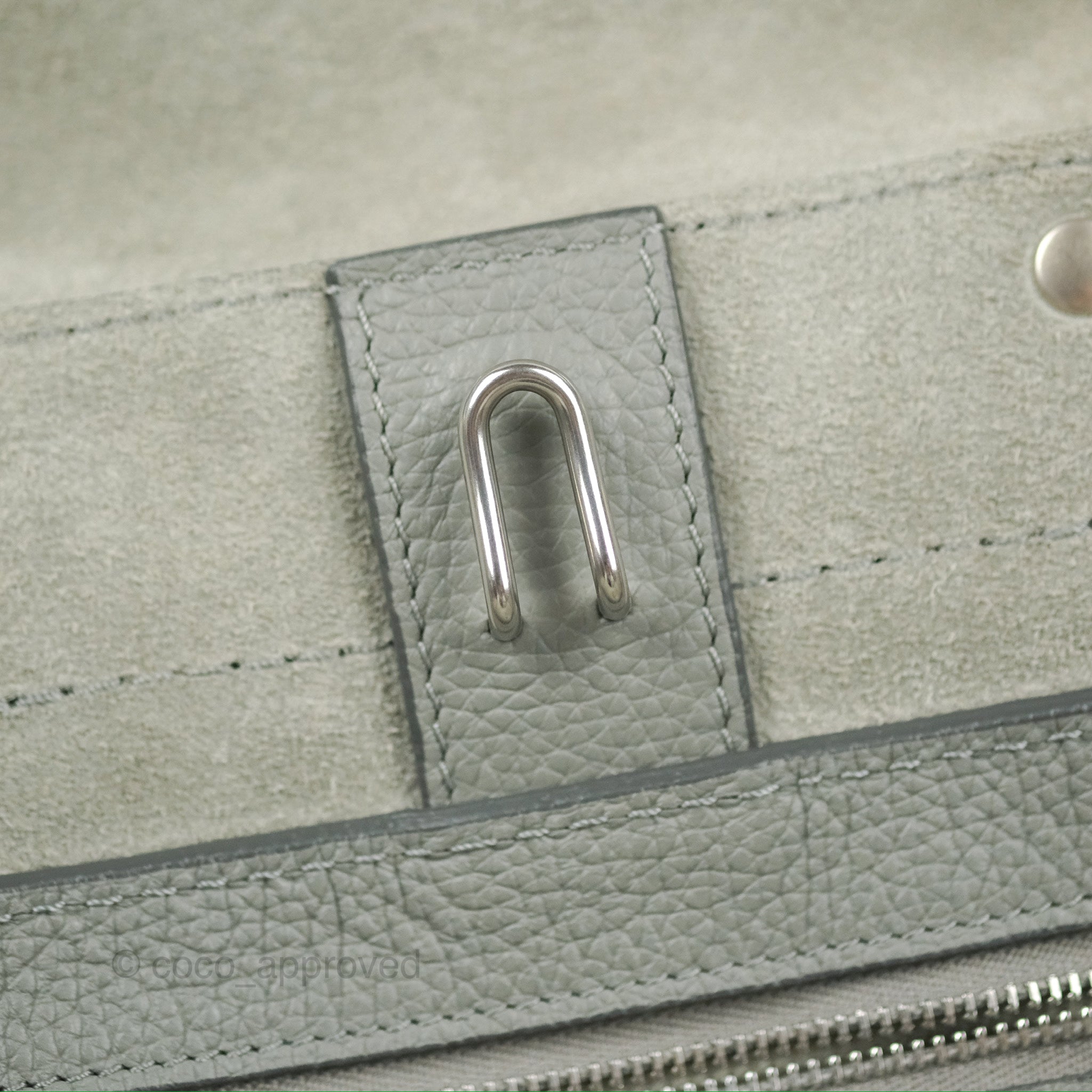 Celine Small Big Bag in Grey Supple Grained Leather with Silver Hardware - Perfect for Work, Travel & Everyday Luxury