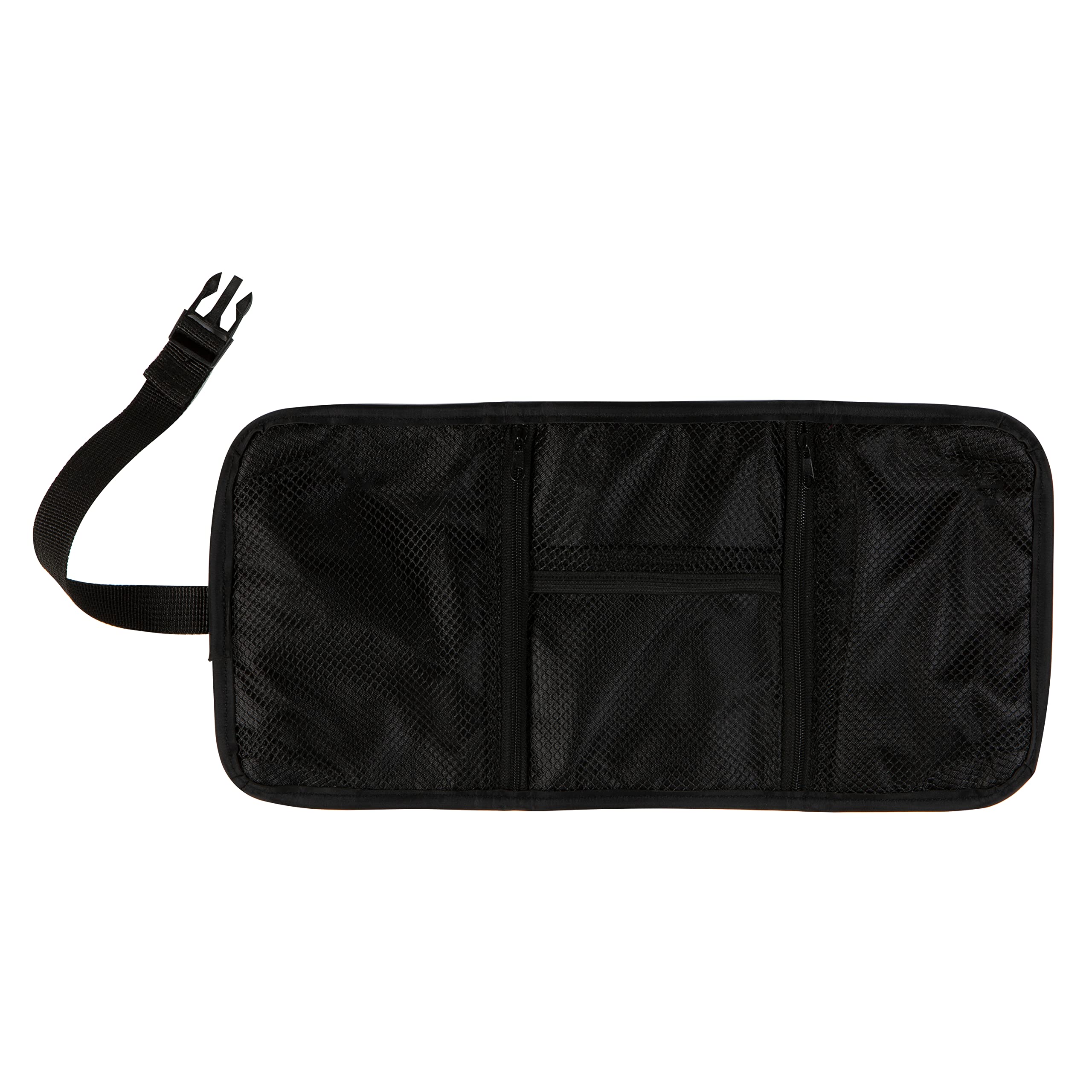 GForce Tech Cable Organizer Bag - Portable Travel Accessory Case for Electronics Chargers & Cords with Mesh Pockets (Black) | Perfect for Business Trips, Commuting & Home Office Organization