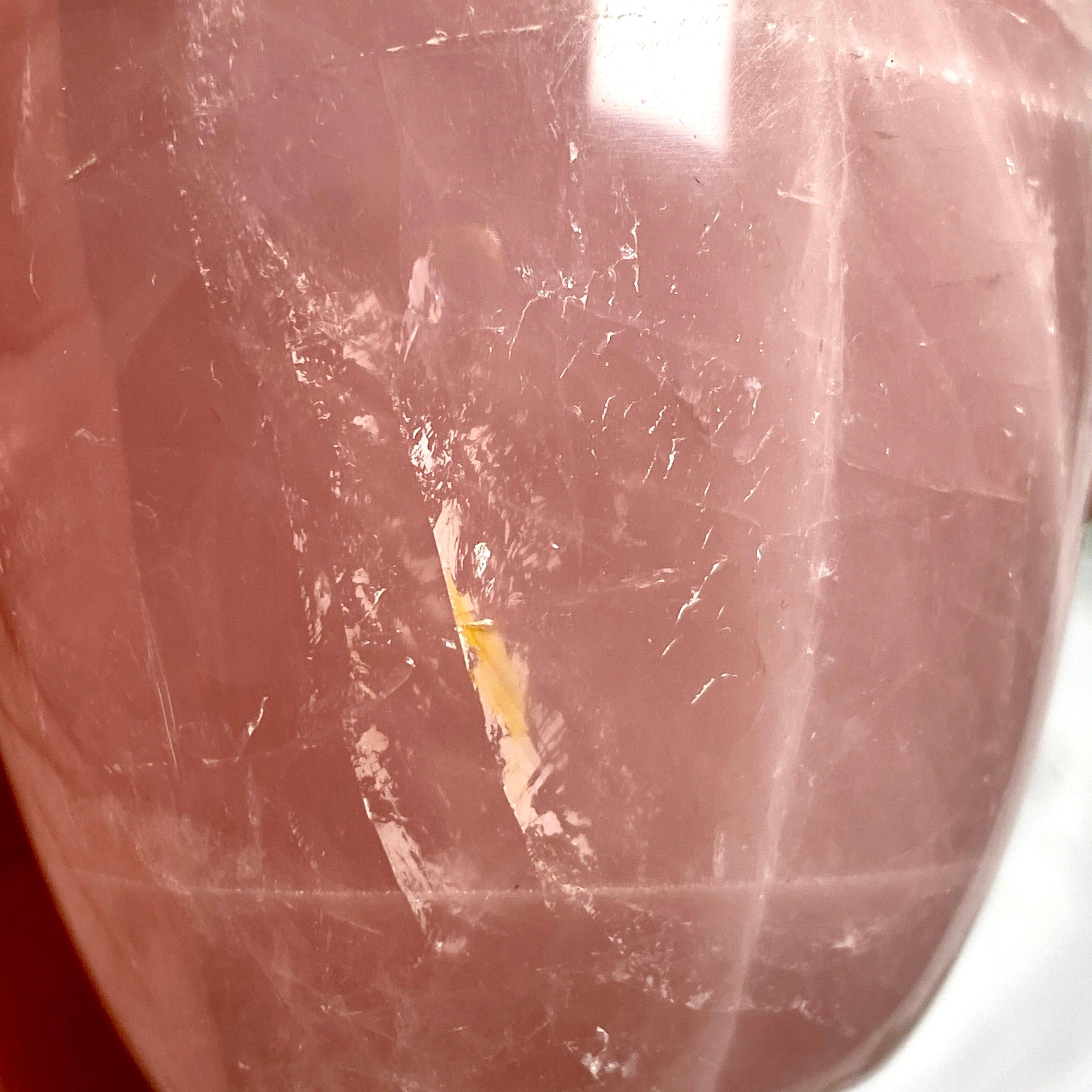 Natural Rose Quartz Freeform Stone - Healing Crystal for Love & Harmony - Home Decor, Meditation & Reiki Energy Work