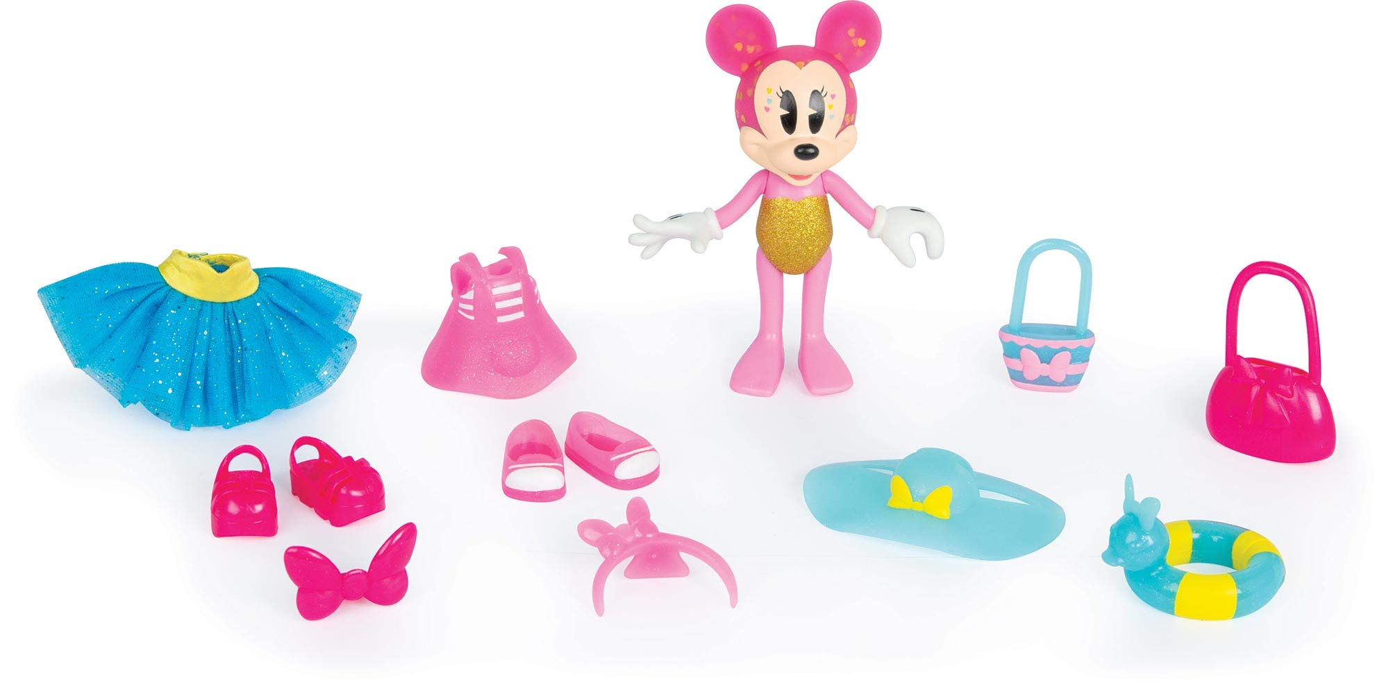 IMC Toys Minnie Fashionista Kawaii Flamingo Doll - Unique Collectible Toy for Girls (185944) | Perfect Gift for Birthday, Disney Fans & Kawaii Lovers