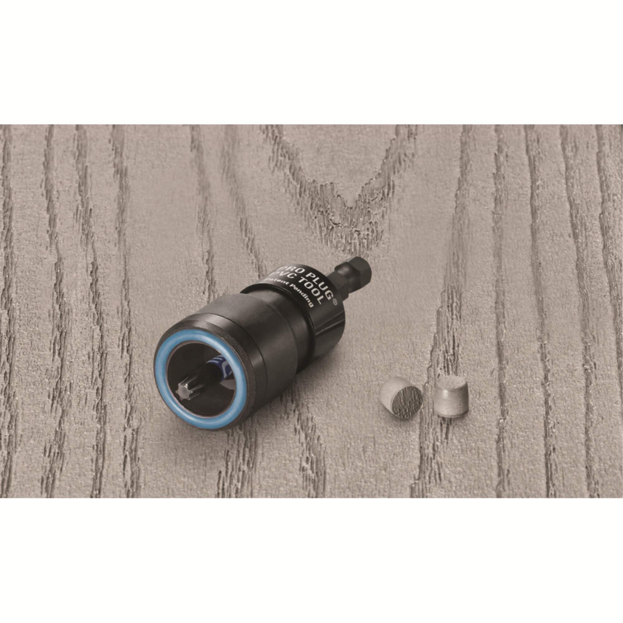 Pro Plug PVC Plugs & Tool Kit for Azek Slate Gray Decking - 375 Plugs Covers 100 sq ft with Installation Tool | Perfect for Deck Building, Fence Repair & Outdoor Construction Projects