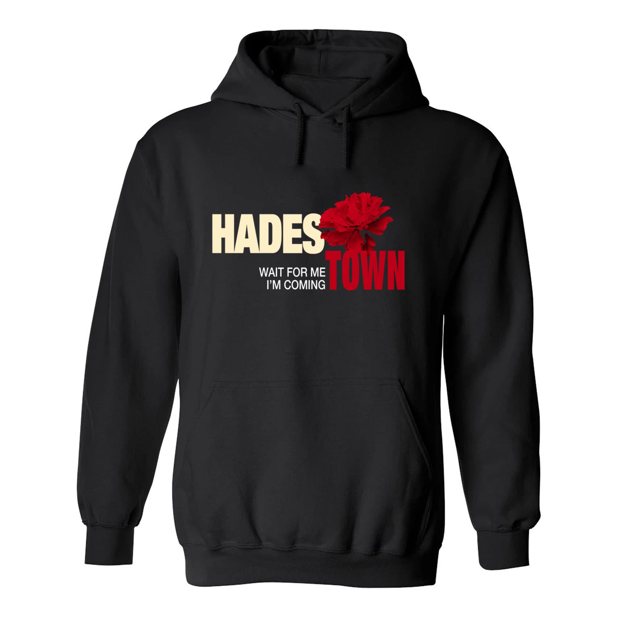 Hadestown Flower Unisex Hoodie - Black Cotton Pullover Sweatshirt for Men & Women | Perfect for Concerts, Theater Shows & Casual Streetwear
