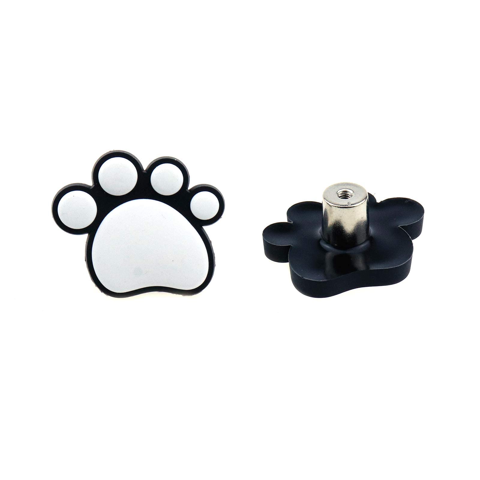 Soft Cartoon Rubber Paw Cabinet Knobs - Cute Drawer Pull Handles for Cabinet, Cupboard & Wardrobe (4pcs) - Perfect for Kids Room, Nursery & Pet-Friendly Home Decor