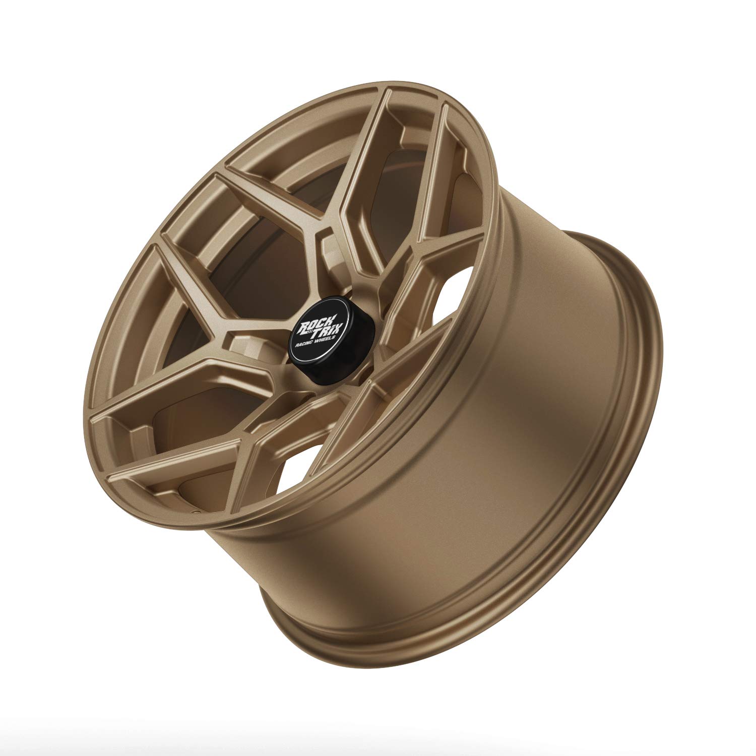 RockTrix Wheel Center Cap - Compatible with RT101 to RT118 Series - Black Hub Cover (1-Pack) - Perfect for Off-Road Vehicles, Trucks & SUVs