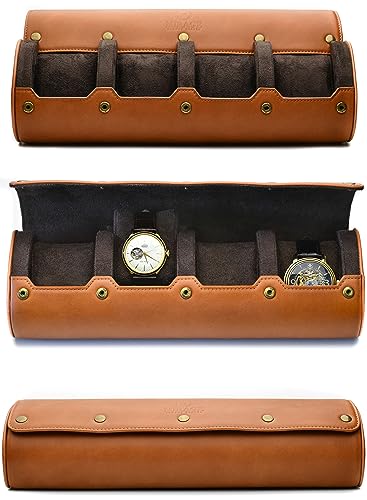 Cow Real Leather/4-watch case