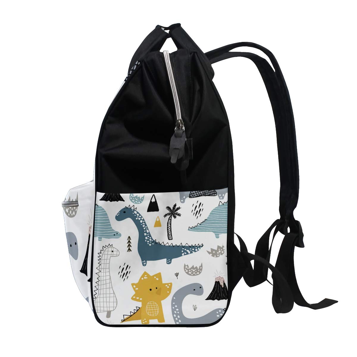 Dinosaur Backpack for Baby & Kids - Lightweight Diaper Bag with Large Capacity, Stylish Travel Backpack for Moms & Dads - Perfect for Daycare, Outdoor Adventures & Family Trips