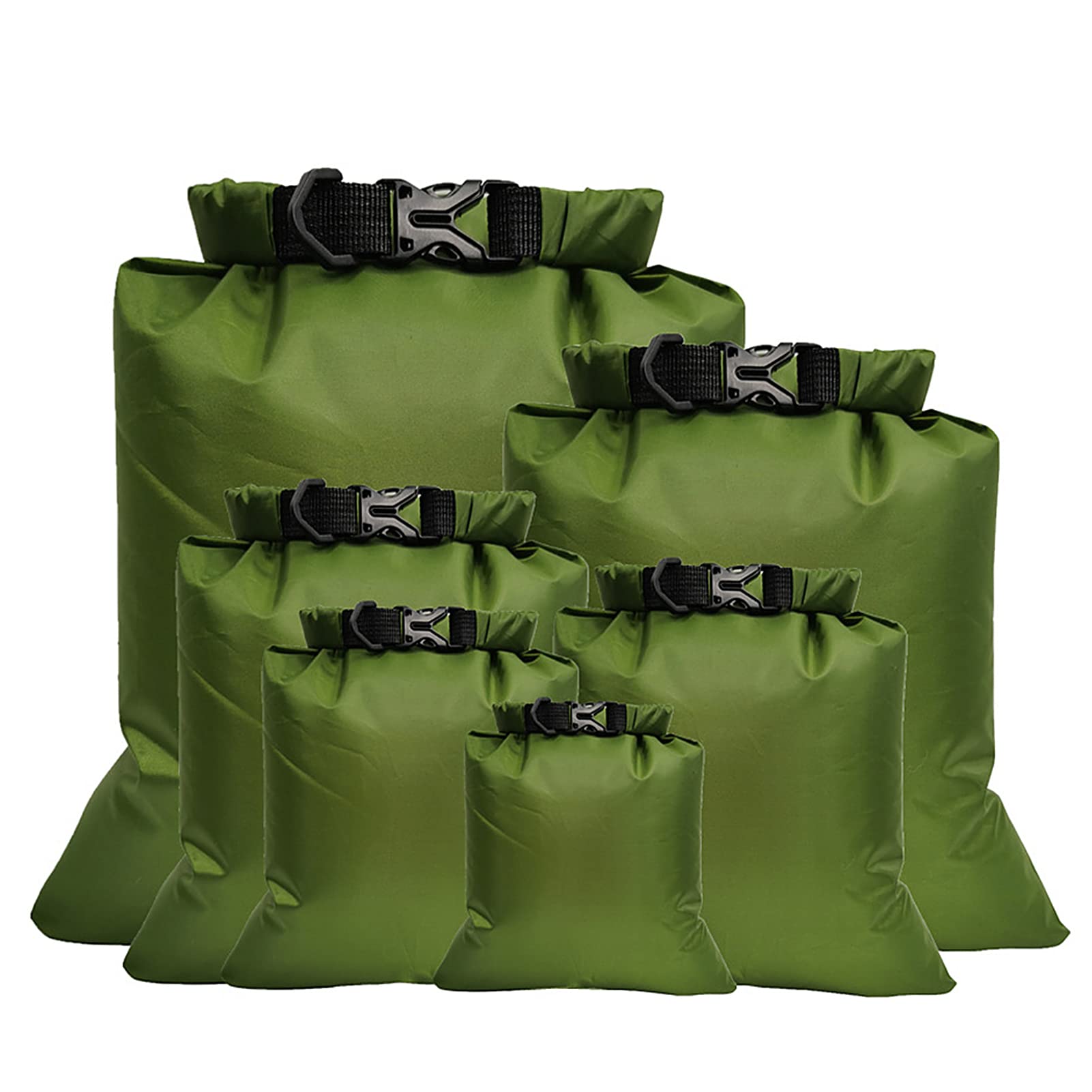Homtoozhii 6 PCS Waterproof Dry Bags for Outdoor Activities - Kayaking, Boating, Beach & Water Sports | Lightweight & Durable Gear for Camping, Hiking & Travel