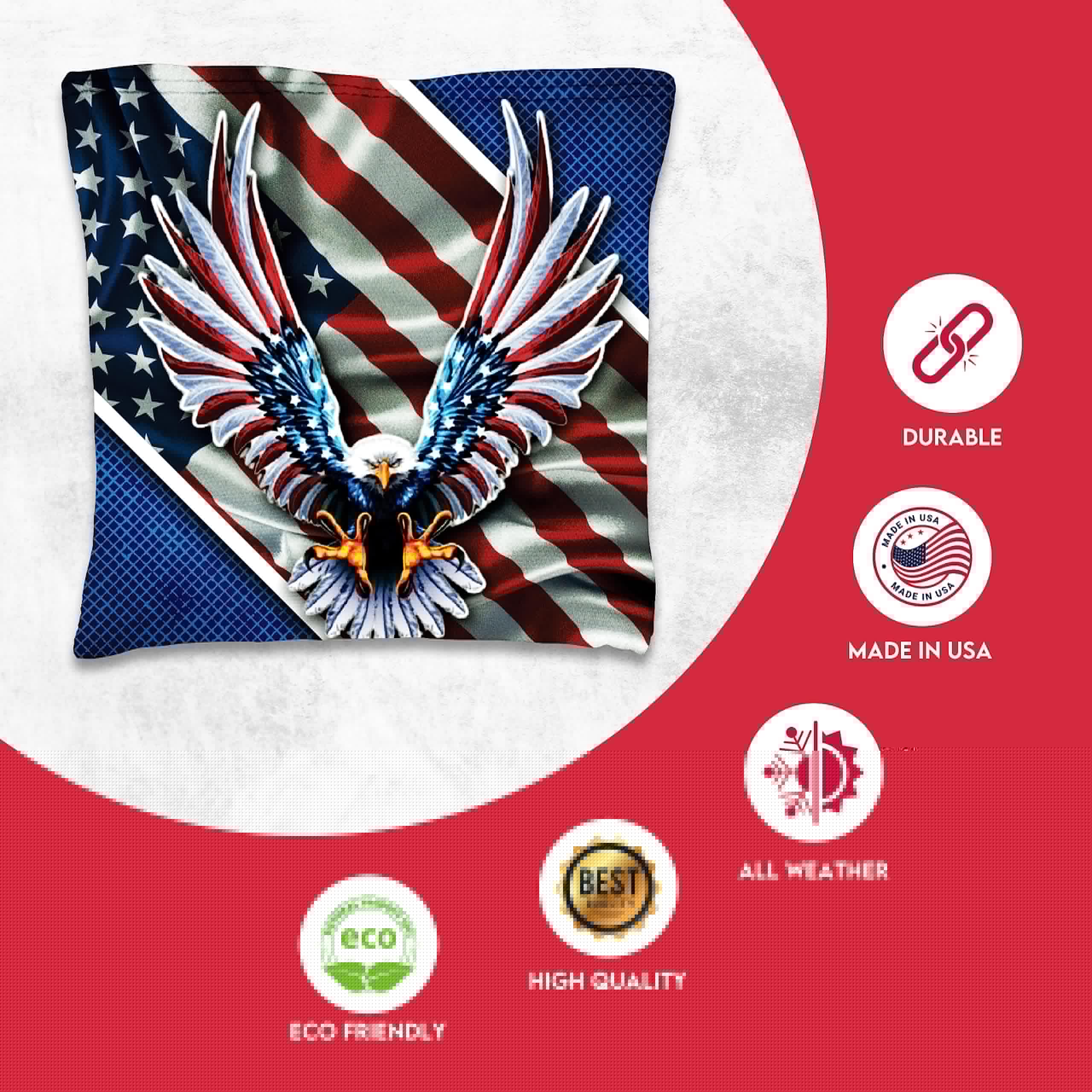 BackYardGamesUSA Professional Tournament Cornhole Bags Set - 8 Regulation Slick & Stick Bean Bags for Cornhole Games | Perfect for Backyard Parties, Tailgating & Outdoor Events
