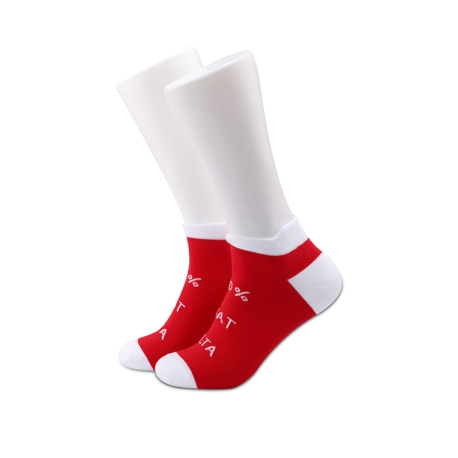 JXGZSO Sorority Socks - 100% Cotton Sisterhood Gifts for Sorority Members (Black/Red) - Perfect for Greek Life Events, Sisterhood Bonding & College Campus Fashion
