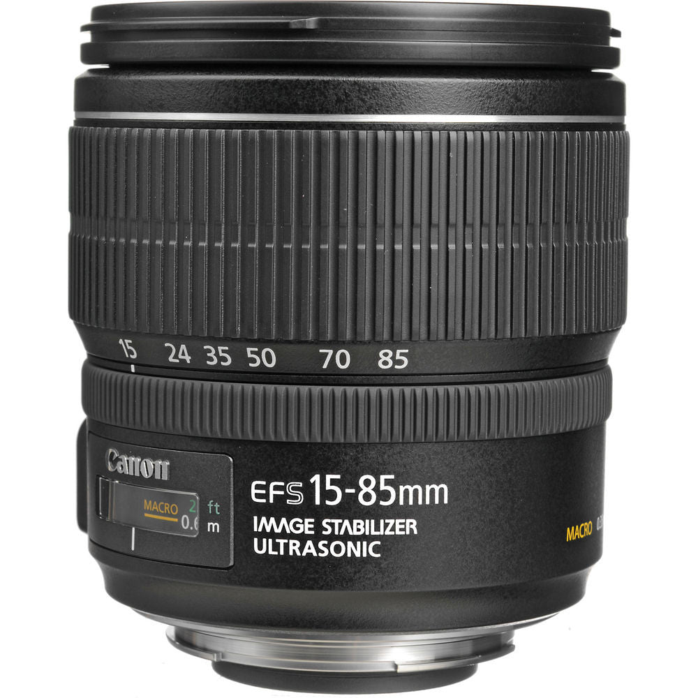 Canon EF-S 15-85mm f/3.5-5.6 IS USM Lens for DSLR Cameras - Perfect for Travel, Landscape & Portrait Photography