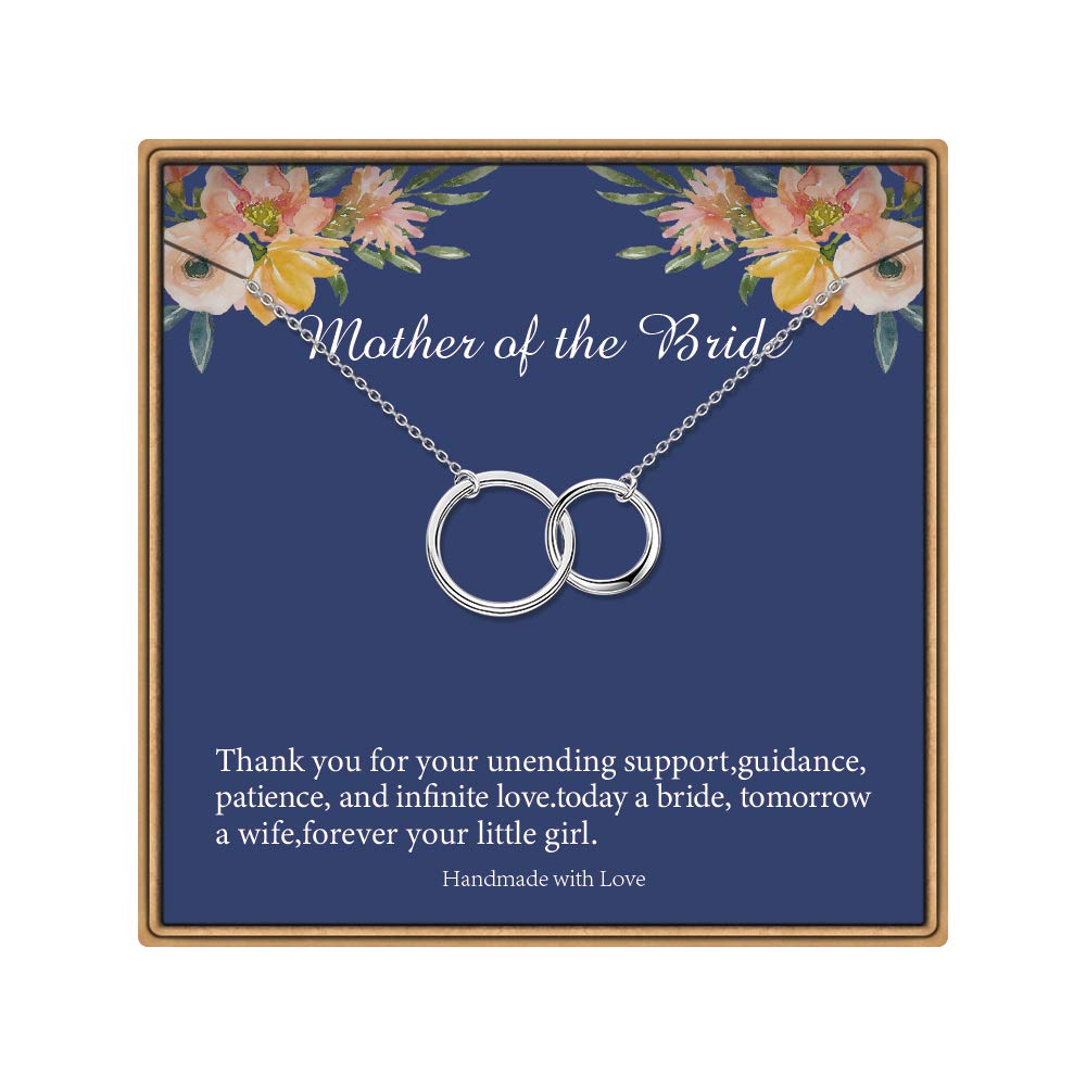 Dainty Infinity Circle Necklace for Women & Girls - Religious Cross Pendant Jewelry Gift for New Mom, Granddaughter, Best Friend, Bridesmaid, Sister, Cousin, Aunt - Perfect for Birthdays, Anniversaries & Special Occasions