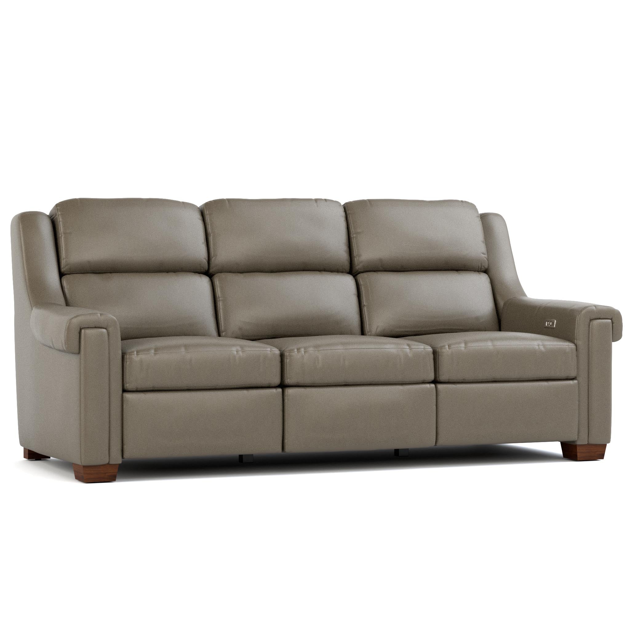 Chester Power Motion Recliner Sofa - Electric Lift Reclining Couch with USB Charger, Cup Holders & Massage for Living Room, Home Theater & Office Comfort