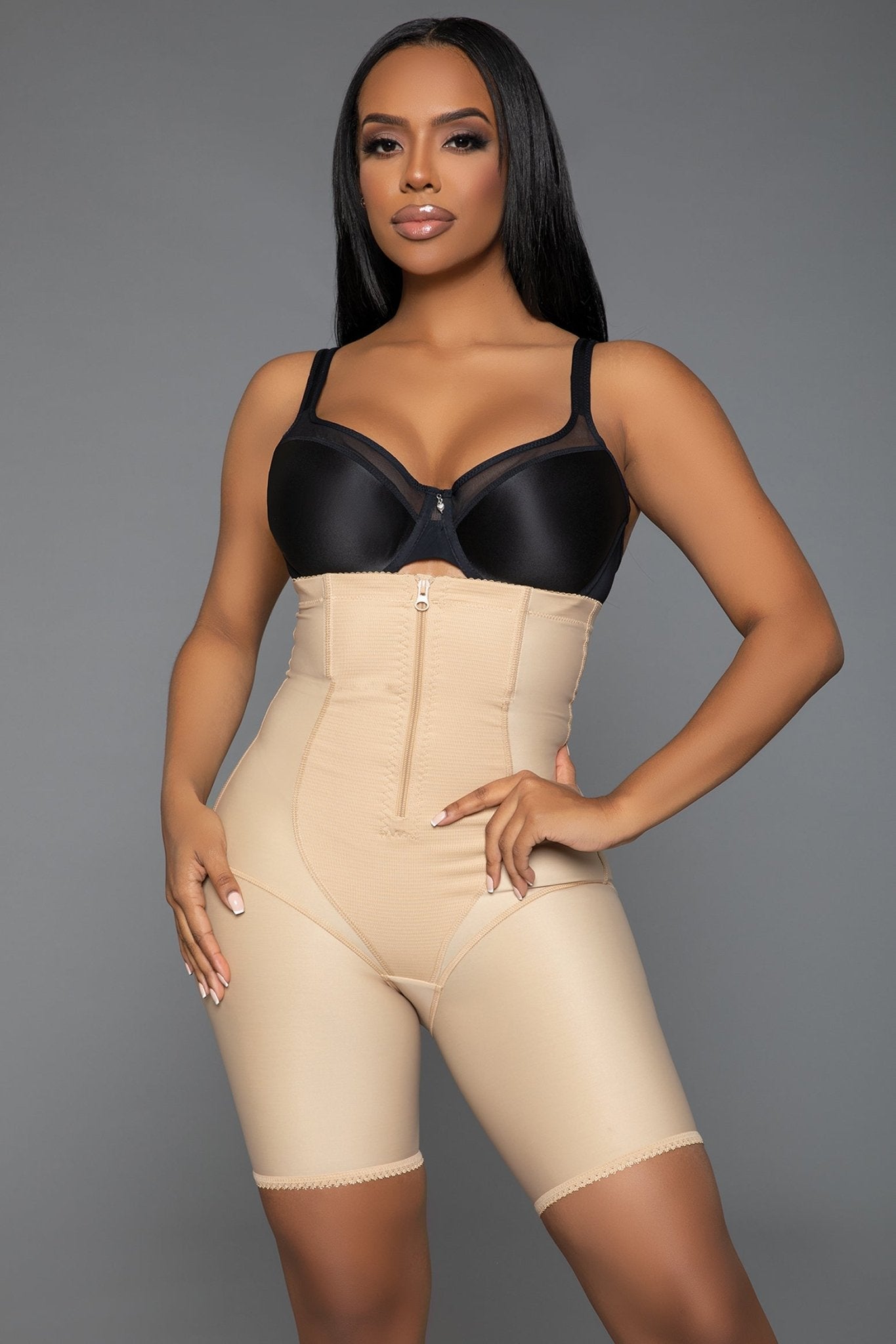 BeWicked Women's Feeling My Curves Bodyshaper 2338 - Shapewear for Women, Tummy Control Bodysuit, Slimming Underwear - Perfect for Dresses, Special Occasions & Everyday Wear