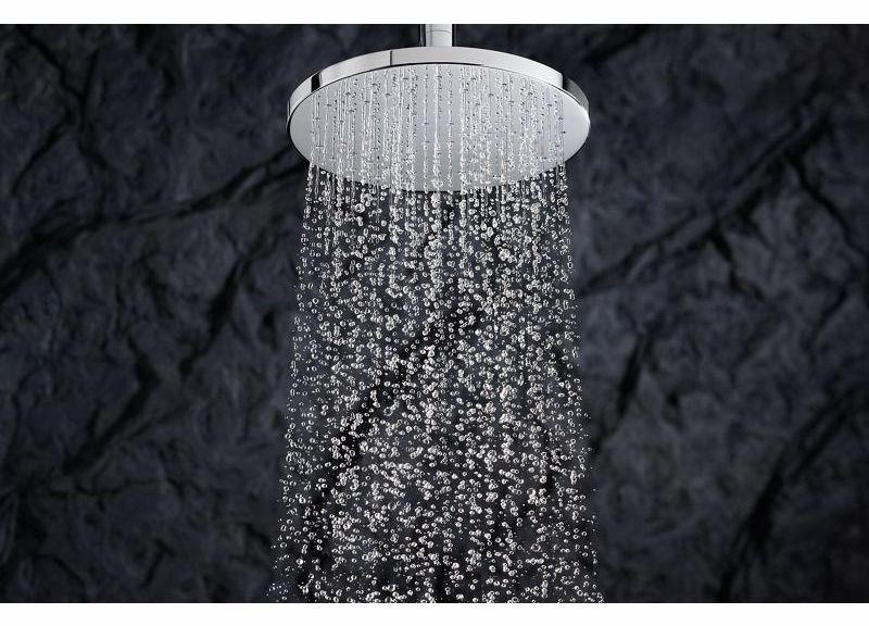 Kohler 8-Inch Rainhead Shower Head 2.5 GPM - Polished Chrome Finish (Model 13692 CP) - Perfect for Spa-Like Bathroom Experience & Luxury Home Renovation