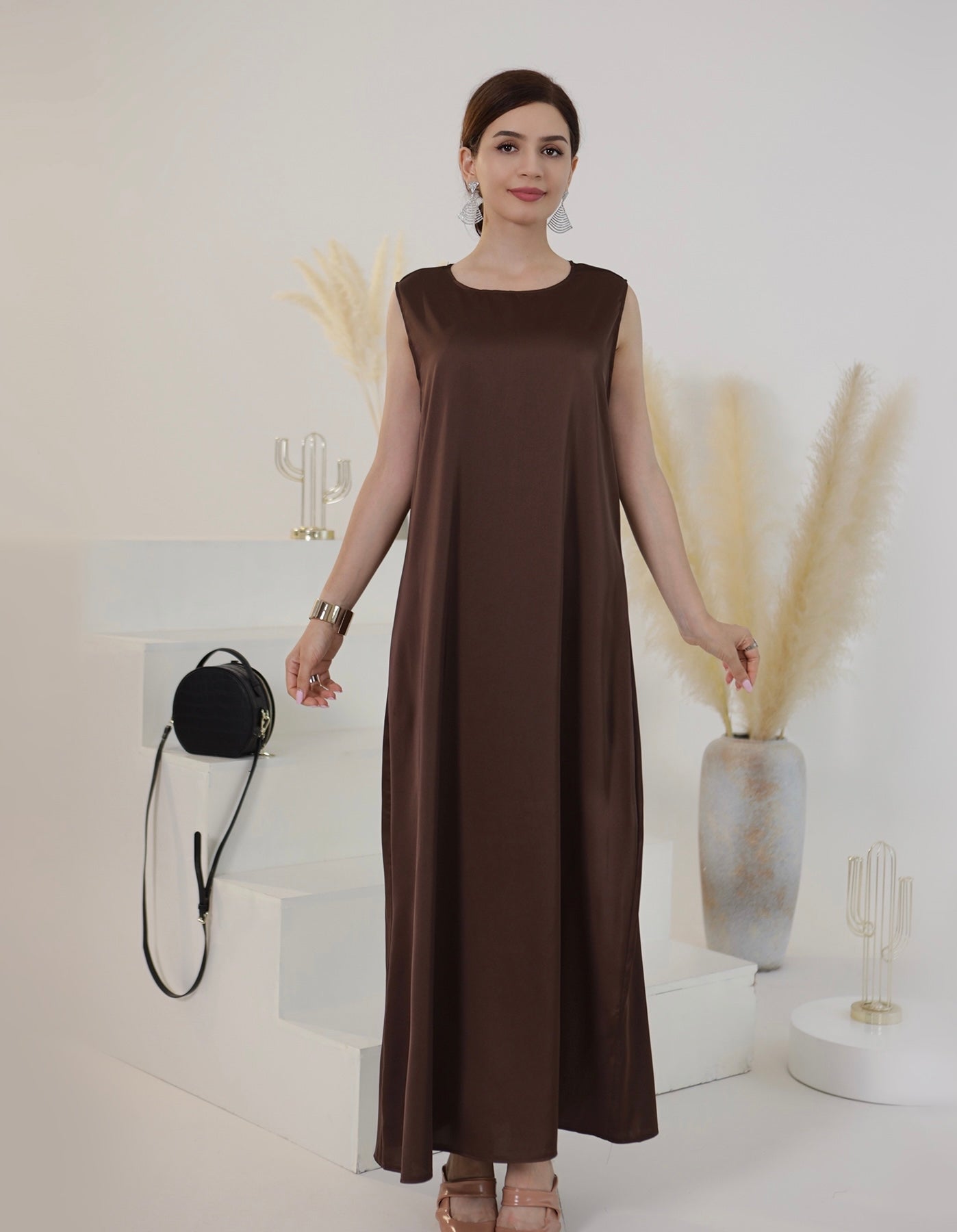 Lola 3-Piece Set - Chocolate Brown Women's Loungewear for Comfort & Relaxation at Home