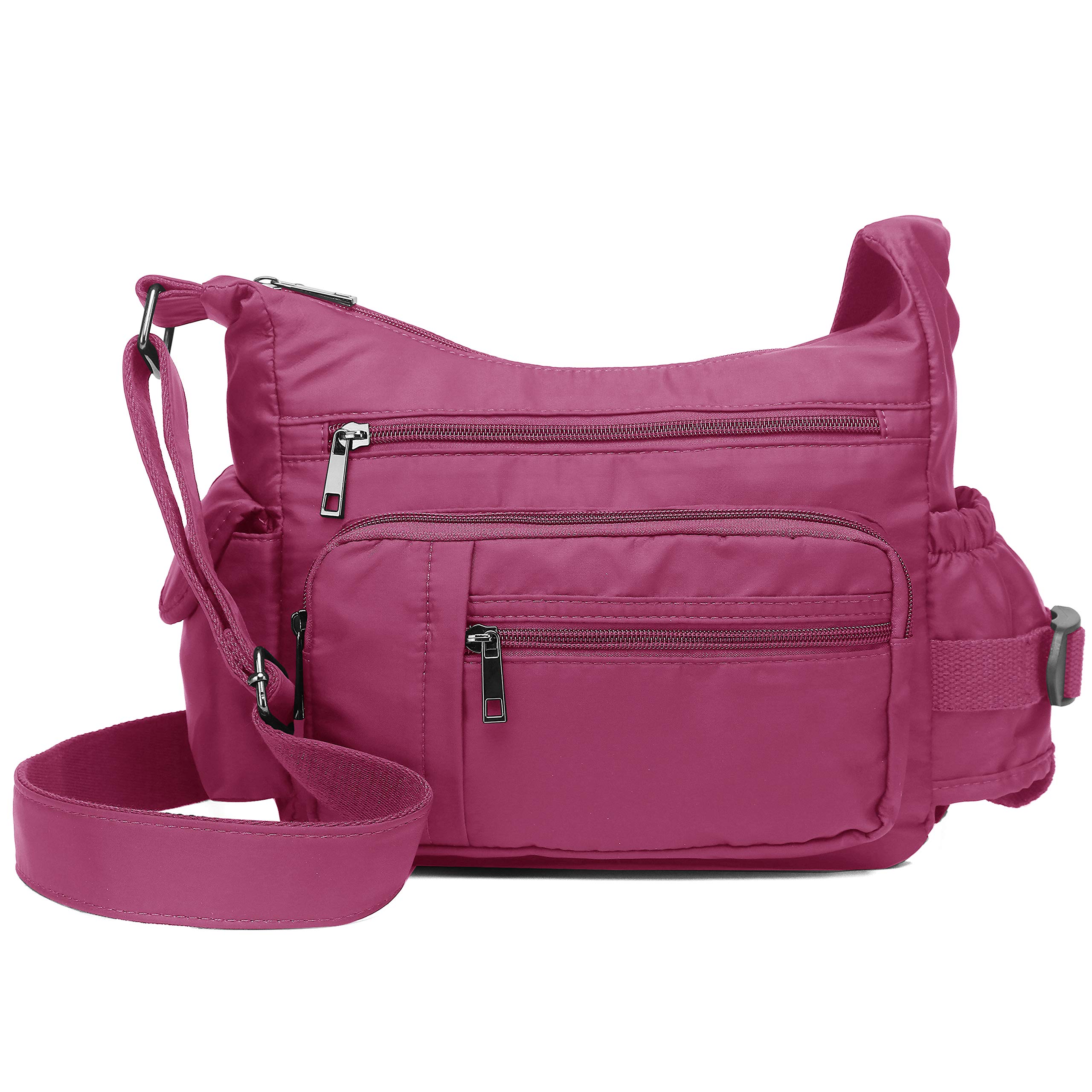 RFID Blocking Anti-Theft Crossbody Bag for Women - Waterproof Shoulder Messenger Purse - Nylon Handbag for Travel, Commuting & Everyday Use