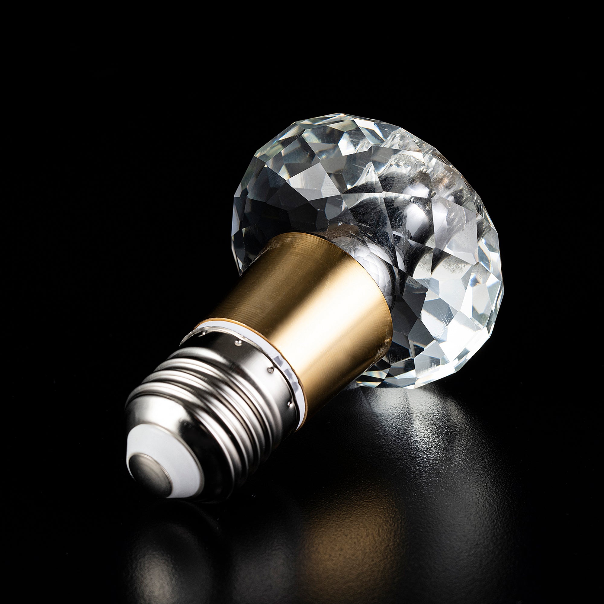 ORBIT DIAMOND Crystal LED Light Bulb - Energy Efficient Decorative Lighting for Chandeliers, Ceiling Fixtures & Home Decor - Perfect for Living Room, Bedroom, Dining Room & Wedding Decorations