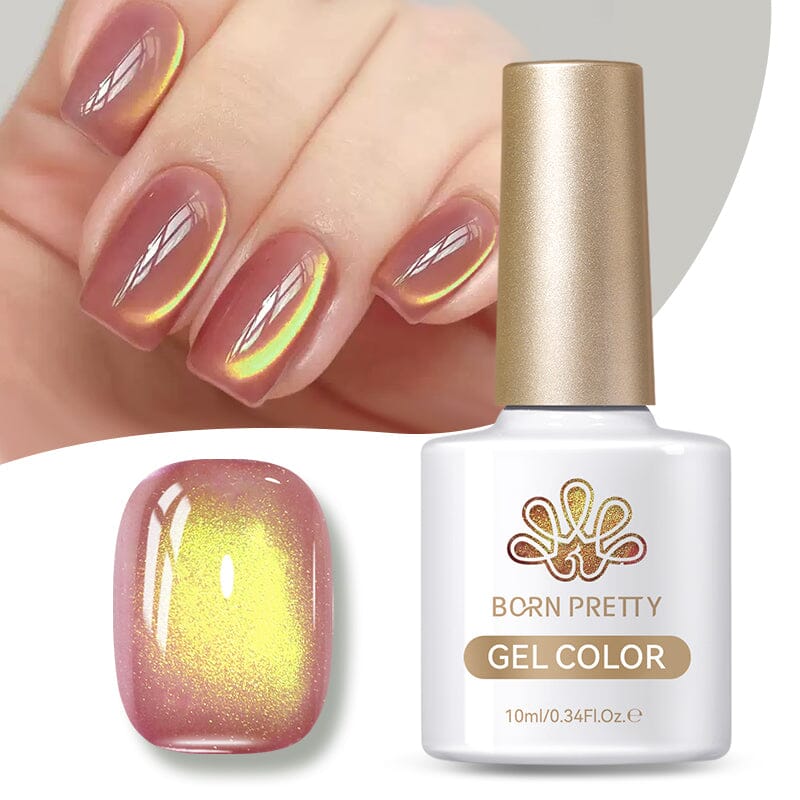 Yellow Cat Magnetic Gel Polish MY296 Passion Fruit 10ml - Long Lasting Nail Art for Manicure & Pedicure - Perfect for Salon, Home Use & Special Occasions