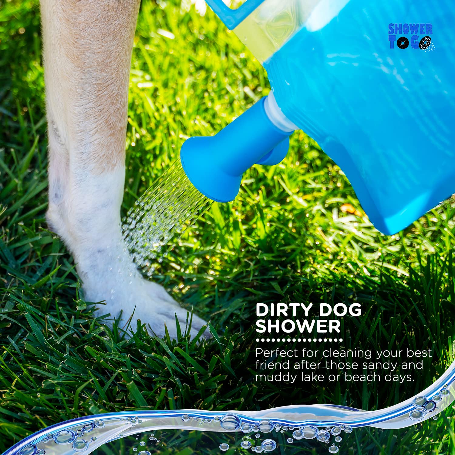 Portable Camping Shower - Outdoor Emergency Shower for Hiking, Travel & Survival | Multi-Use Water Sprayer for Gardening, Pet Bathing & Car Washing | Compact & Lightweight Design for Easy Use Anywhere (Great for Camping, Backpacking & Emergency Preparedness)