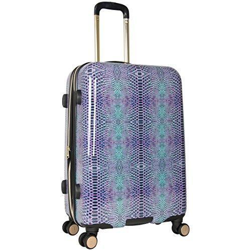 Aimee Kestenberg Women's Ivy 24 ABS with PC 8-Wheel Upright Suitcase - Marine Python Print Luggage for Business Travel & Vacation